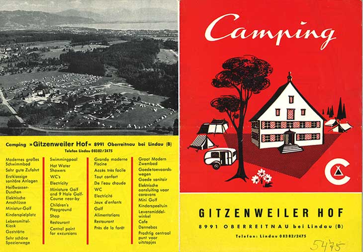 Historische Postkarte vom GITZ