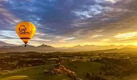 Ballonfahrt über das Alpenvorland